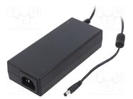 Power supply: switched-mode; 24VDC; 5A; Out: 5,5/2,1; 120W; -5÷40°C POS
