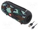 Speaker; camo; Jack 3,5mm,microSD,USB B micro; Bluetooth 5.1 GEMBIRD