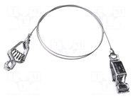 Test lead; both sides,crocodile clip; Len: 0.91m MUELLER ELECTRIC