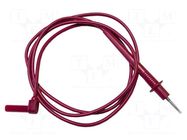 Test lead; 20A; probe tip,angular banana plug 4mm; Urated: 1kV MUELLER ELECTRIC