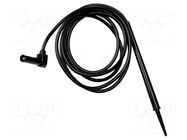 Test lead; 20A; probe tip,angular banana plug 4mm; insulated MUELLER ELECTRIC