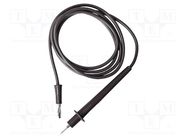 Test lead; 10A; probe tip,banana plug 4mm; Urated: 600V; Len: 1.2m MUELLER ELECTRIC