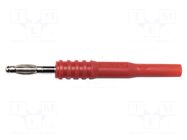 Connector: 4mm banana; plug; banana 4mm plug,banana socket; 20A MUELLER ELECTRIC