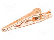 Crocodile clip; 5A; Grip capac: max.7.9mm; Overall len: 42.86mm MUELLER ELECTRIC