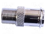 Connector: BNC; male; BNC plug,F socket; 75Ω; -40÷65°C MUELLER ELECTRIC