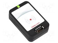 RFID reader; 4.3÷5.5V; USB; antenna; Range: 51mm; 60x39x16.5mm ELATEC