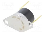 Sensor: thermostat; NO; Topen: 60°C; Tclos: 75°C; 10A; 240VAC; ±5°C HONEYWELL