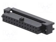 Connector: wire-wire/PCB; plug; female; PIN: 26; Milli-Grid; IDC MOLEX