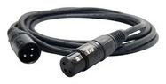 CABLE ASSY, 3P XLR JACK-XLR PLUG, 6FT