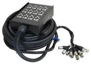 CABLE, 3POS XLR PLUG-JACK, 12PORT, 32FT