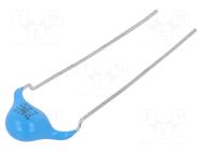 Capacitor: ceramic; X1,Y1; 220pF; 300VAC; ±10%; THT; 10mm; Ø: 6mm MURATA