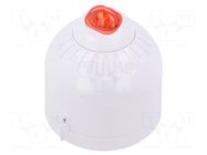 Signaller: lighting; flashing light; white; Sonos Pulse; 17÷60VDC KLAXON SIGNALS