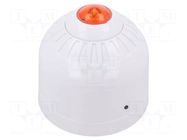 Signaller: lighting; flashing light; white; Sonos Pulse; 17÷60VDC KLAXON SIGNALS