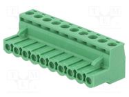 Pluggable terminal block; 5.08mm; ways: 10; straight; plug; female PHOENIX CONTACT