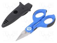 Scissors; for cables; 150mm; Material: stainless steel WEICON