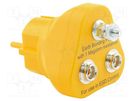 Earthing plug; ESD; Features: resistor 1MΩ x2 BERNSTEIN
