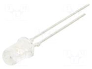 LED; green; 5mm; 5860÷32900mcd; 30°; Front: convex; 3.2÷4VDC; 120mW CREE LED