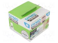 Label; white DYMO