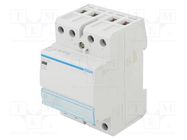 Contactor: 4-pole installation; 40A; 230VAC; NC x2 + NO x2 