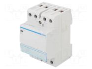 Contactor: 4-pole installation; 40A; 230VAC; NC x2 + NO x2; ESC HAGER