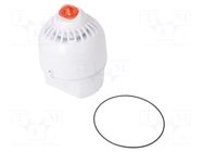 Signaller: lighting-sound; 17÷60VDC; horn,flashing light; LED KLAXON SIGNALS