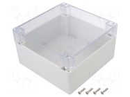 Enclosure: multipurpose; X: 160mm; Y: 160mm; Z: 90mm; polycarbonate GAINTA