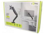 Holder; 9kg; 17÷32"; Arm len: 340mm; Standard: 75x75mm,100x100mm GOOBAY