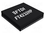 IC: interface; I2C,MPSSE,SPI,UART,USB C; Hi-Speed; 3÷3.6VDC FTDI