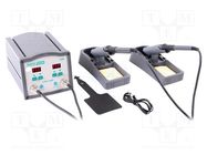 Soldering station; Station power: 180W; Power: 90/90W; 80÷480°C QUICK
