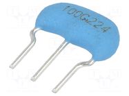 Resonator: ceramic; 10MHz; THT; Body dim: 9x6x4mm; Tol: ±0.5%; 15pF MURATA