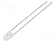 LED; red; 3mm; 1300÷2700mcd; 30°; Front: convex; 1.95÷2.5VDC KINGBRIGHT ELECTRONIC