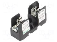 Fuse holder; for DIN rail mounting; 30A; 250V; Poles: 1; black LITTELFUSE