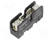 Fuse holder; for DIN rail mounting; 30A; 300V; Poles: 1; black LITTELFUSE