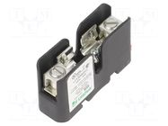 Fuse holder; for DIN rail mounting; 60A; 300V; Poles: 1; black LITTELFUSE