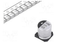 Capacitor: electrolytic; SMD; 330uF; 25VDC; Ø10x10.5mm; 2000h; AEH KYOCERA AVX