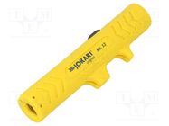 Stripping tool; Øcable: 8÷13mm; Wire: round; Tool length: 124mm 