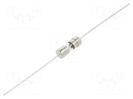 Fuse: fuse; 0.6A; 250VAC; quick blow; cylindrical,glass; 5x15mm BEL FUSE