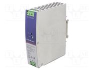 Power supply: switched-mode; for DIN rail; 75W; 12VDC; 6.3A; IP20 QOLTEC
