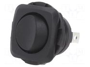 ROCKER; SPDT; Pos: 2; ON-ON; 10A/28VDC; black; none; RB; Body: black SWITCH COMPONENTS