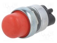 Switch: push-button; Pos: 2; SPST-NO; 60A/12VDC; red; Illumin: none SWITCH COMPONENTS