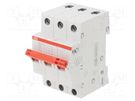 Switch-disconnector; Poles: 3; for DIN rail mounting; 63A; 415VAC ABB