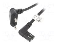 Cable; 2x0.75mm2; PVC; 5m; black; 2.5A; 250V; Sonos GOOBAY