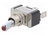 Switch: toggle; Pos: 2; SPST; ON-OFF; 20A/12VDC; Leads: connectors SWITCH COMPONENTS