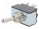 Switch: toggle; Pos: 2; DPST; OFF-(ON); 20A/12VDC; 0÷55°C; 50mΩ SWITCH COMPONENTS