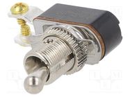 Switch: toggle; Pos: 2; SPST; ON-OFF; 6A/125VAC; Leads: screw; TC/TC SWITCH COMPONENTS