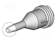 Tip: for desoldering irons; 0.8x1.3mm JBC TOOLS