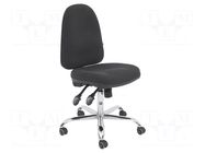 Chair; ESD; Seat dim: 460x430mm; Back dim: 440x510mm; 490÷620mm RT WORK