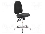 Chair; ESD; Seat dim: 460x430mm; Back dim: 440x510mm; 610÷860mm 