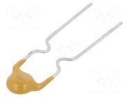 Fuse: PTC polymer; 100mA; 60VDC; 7.4x3.1x12.7mm; THT; PFRA; NiCu SCHURTER