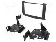 Radio frame; Nissan; 2 DIN; black METRA